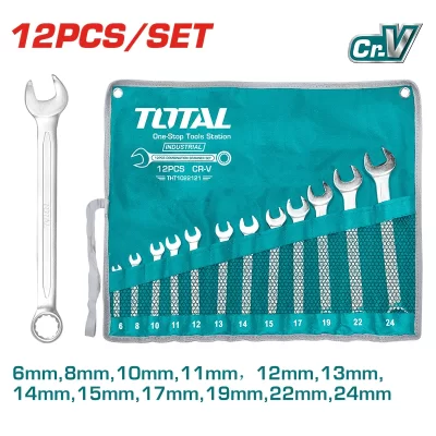 JGO LLAVE MIXTA 6-24MM 12PZ THT1022121 TOTAL